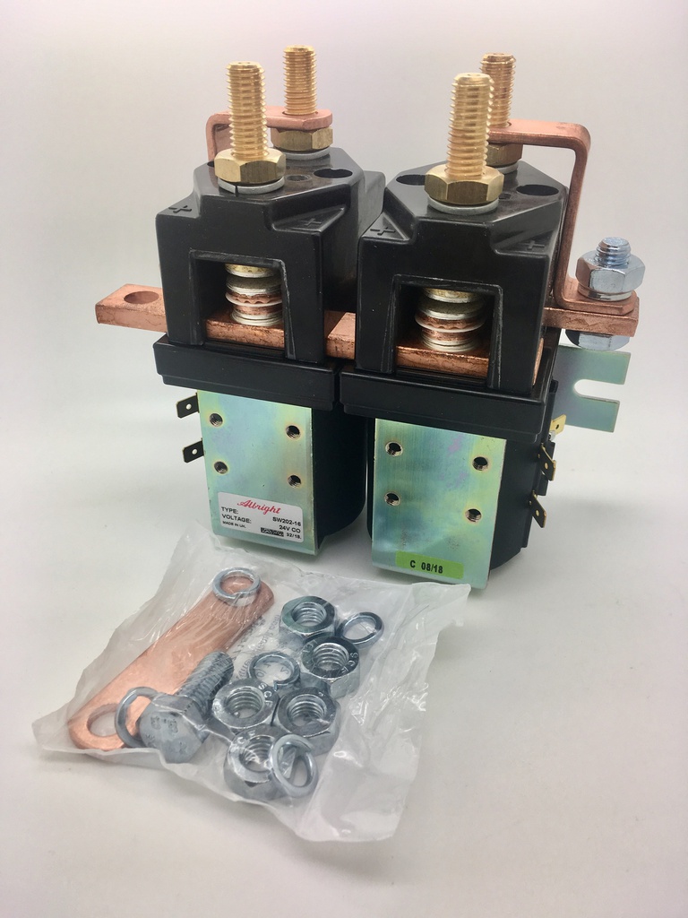 SW202-16 Albright Kaksitoiminen Moottorin Suunanvaihtokontaktori 24V CO / (Motor Reversing Solenoid)